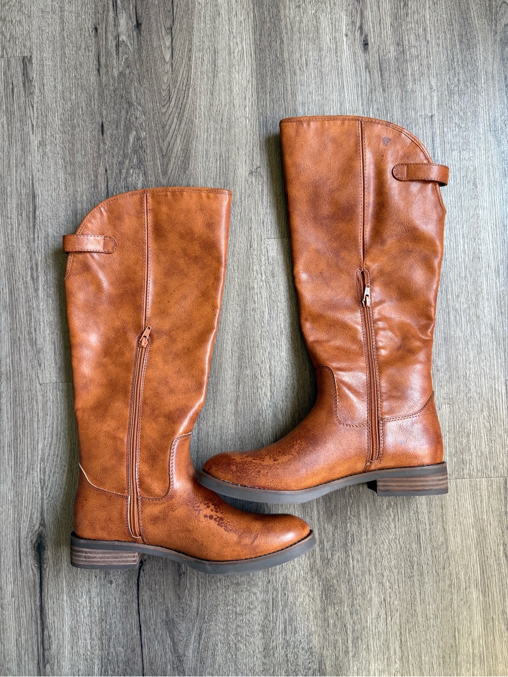 FRYE AND CO. Over-the-Knee Riding Boots in Cognac